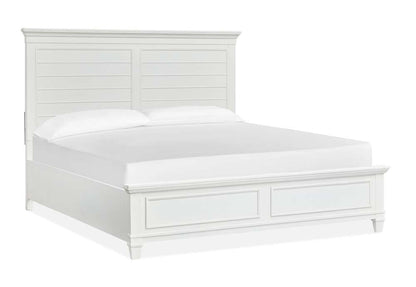 Henry & Mason - Portmere Complete King Panel Bed White - AFA00173 view 3