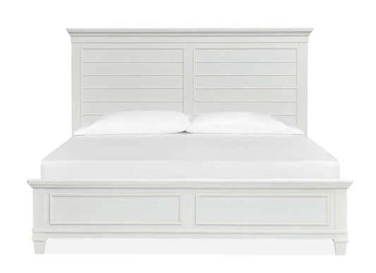 Henry & Mason - Portmere Complete Queen Panel Bed White - AFA00177 view 1