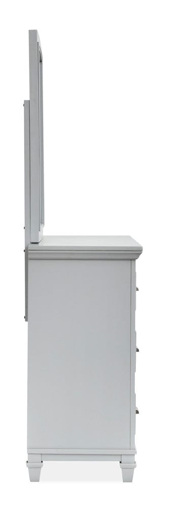 Henry & Mason  -  Portmere Harbor Gray Grey Drawer Dresser With Landscape Mirror  - AFA00869 view 3