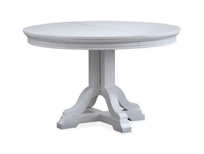 Henry & Mason  -  Portmere Harbor Gray Grey Extendable 48" Round Dining Table  - AFA00870 view 6