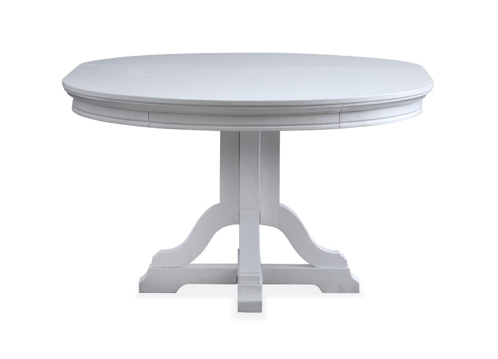 Henry & Mason  -  Portmere Harbor Gray Grey Extendable 48" Round Dining Table  - AFA00870 view 7