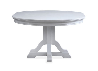 Henry & Mason  -  Portmere Harbor Gray Grey Extendable 48" Round Dining Table  - AFA00870 view 7