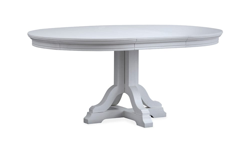 Henry & Mason  -  Portmere Harbor Gray Grey Extendable 48" Round Dining Table  - AFA00870 view 9