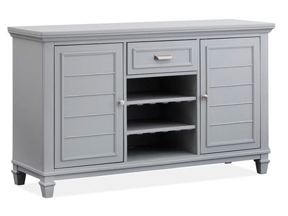 Henry & Mason  -  Portmere Harbor Gray Grey Server  - AFA00872 view 1