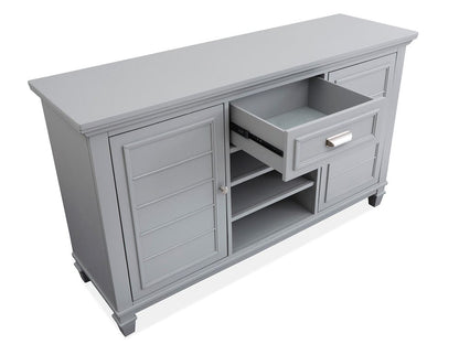 Henry & Mason  -  Portmere Harbor Gray Grey Server  - AFA00872 view 4