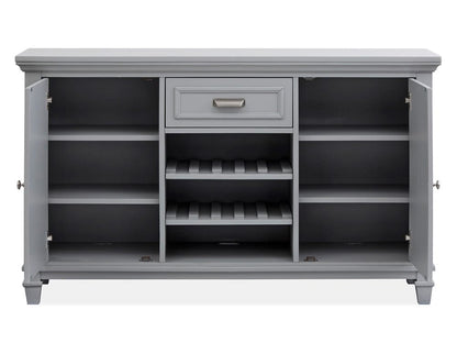 Henry & Mason  -  Portmere Harbor Gray Grey Server  - AFA00872 view 5