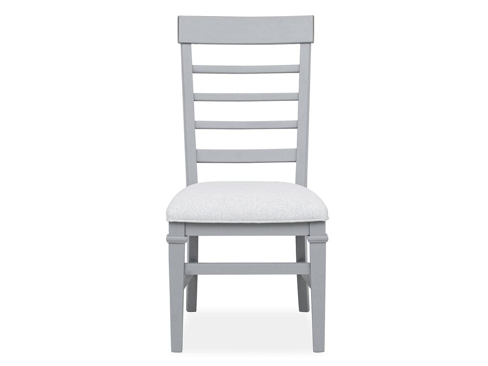 Henry & Mason  -  Portmere Harbor Gray Grey Upholstered Side Chair (Set of 2)  - AFA00874 view 2