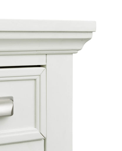 Henry & Mason  -  Portmere White Dove And Harbor Gray White Drawer Dresser With Grey Landscape Mirror  - AFA00875 view 5