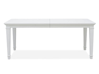 Henry & Mason  -  Portmere White Dove White Extendable Rectangular Dining Table  - AFA00879 view 2