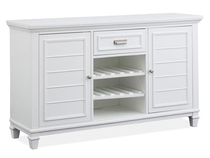 Henry & Mason  -  Portmere White Dove White Server  - AFA00880 view 1
