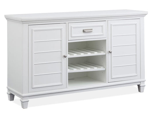 Henry & Mason  -  Portmere White Dove White Server  - AFA00880 view 1