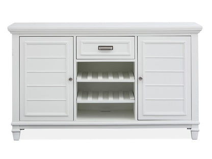 Henry & Mason  -  Portmere White Dove White Server  - AFA00880 view 2