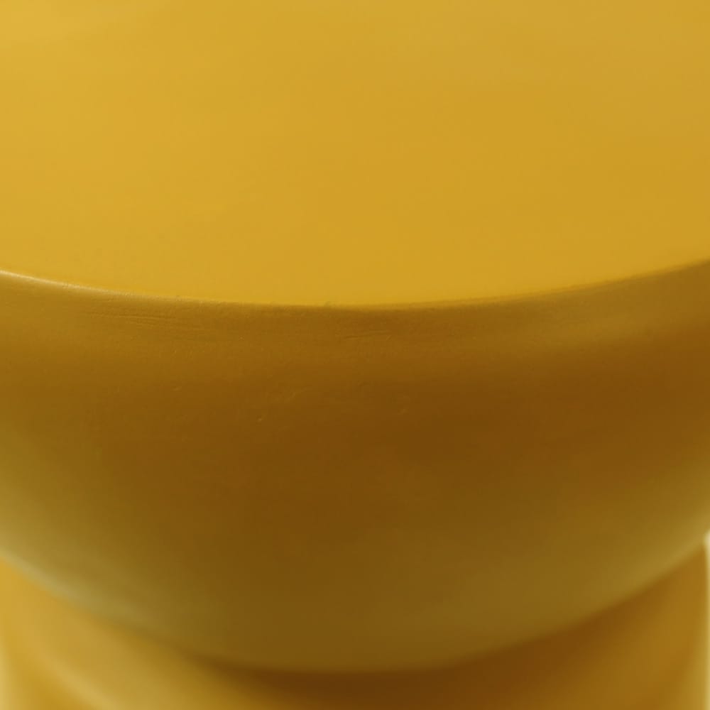 Henry & Mason - Potter Lightweight Concfrete End Table in Yellow - DV7291 veiw 2