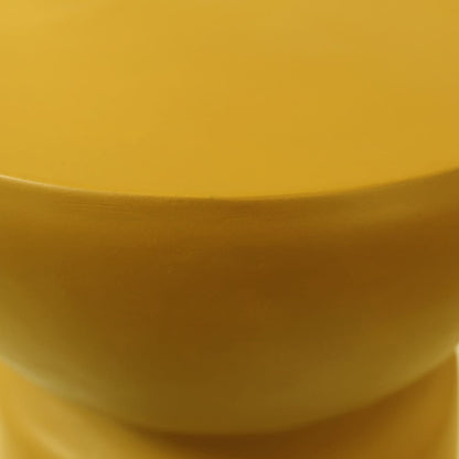 Henry & Mason - Potter Lightweight Concfrete End Table in Yellow - DV7291 veiw 2