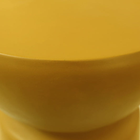 Henry & Mason - Potter Lightweight Concfrete End Table in Yellow - DV7291 veiw 2