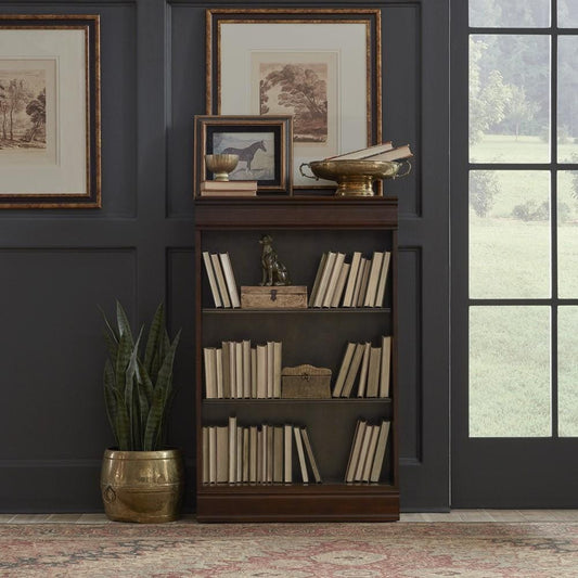 Henry & Mason - Preston Estate Jr Executive 48 Inch Bookcase (RTA) in Cognac - AFA02202 view 1