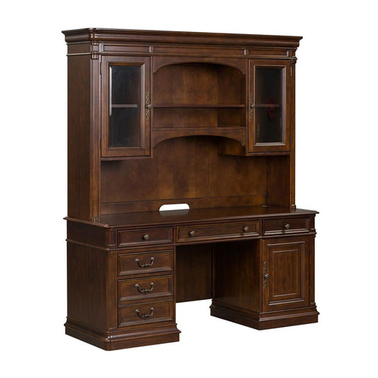 Henry & Mason - Preston Estate Jr Executive Credenza Set in Cognac - AFA02208 view 1