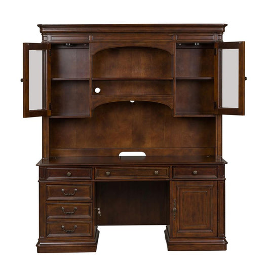 Henry & Mason - Preston Estate Jr Executive Credenza Set in Cognac - AFA02208 view 2