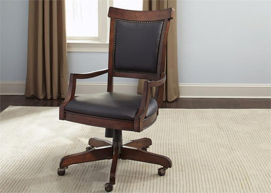 Henry & Mason - Preston Estate Jr Executive Desk Chair (RTA) in Cognac - AFA02200 view 1