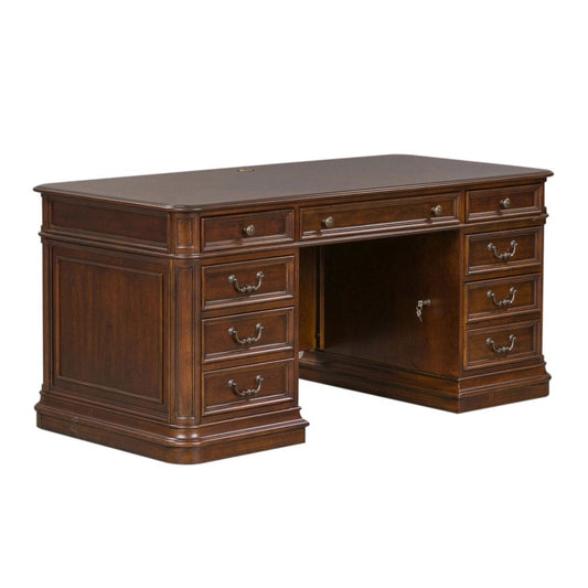 Henry & Mason - Preston Estate Jr Executive Desk in Cognac - AFA02209 view 1