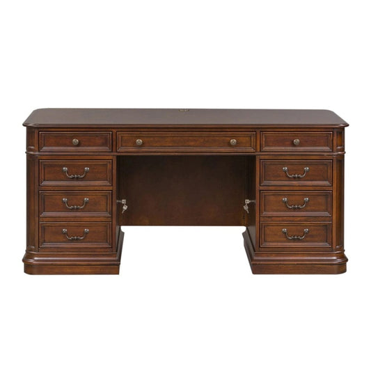 Henry & Mason - Preston Estate Jr Executive Desk in Cognac - AFA02209 view 2
