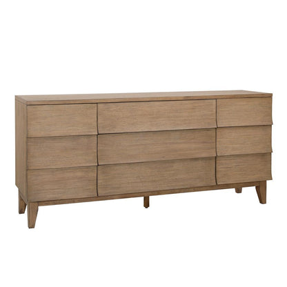 Henry & Mason - Prio 71in Rubberwood Sideboard In Natural Oak Veneer - DV7217 veiw 1