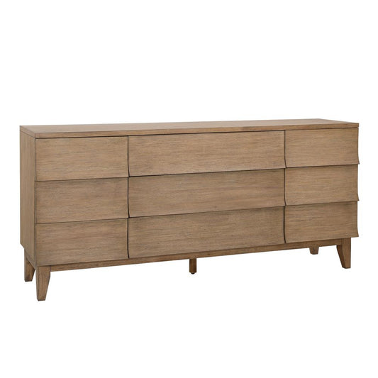 Henry & Mason - Prio 71in Rubberwood Sideboard In Natural Oak Veneer - DV7217 veiw 1