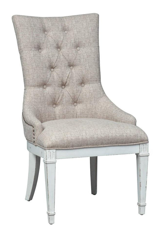 Henry & Mason - Priory Garden Hostess Chair (Set of 2) in Antique White & Weathered Brown - AFA03006 view 1