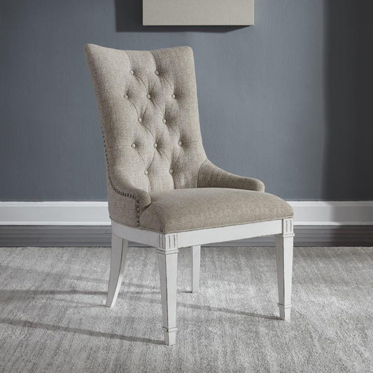 Henry & Mason - Priory Garden Hostess Chair (Set of 2) in Antique White & Weathered Brown - AFA03006 view 2