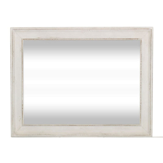 Henry & Mason - Priory Garden Mirror in Antique White & Weathered Brown - AFA02969 view 1