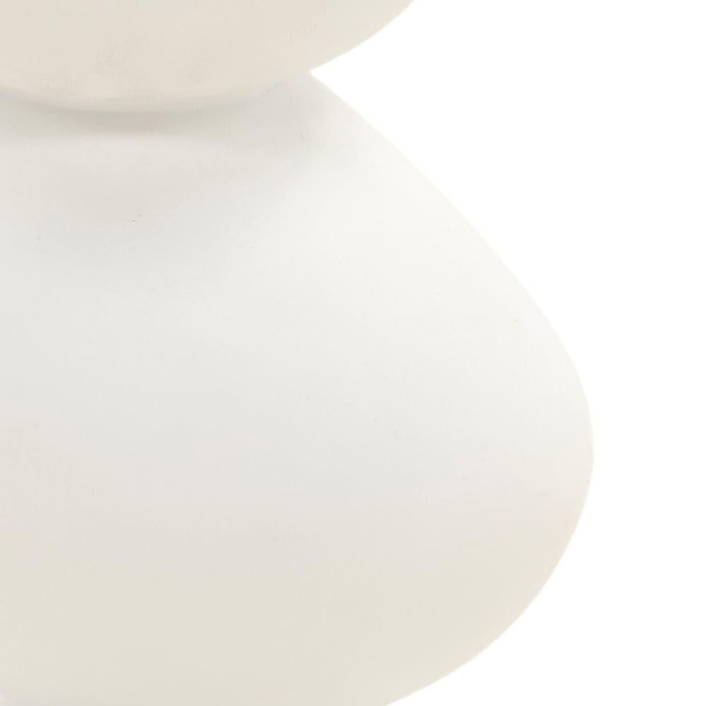 Henry & Mason - Prose White Lightweight Concrete End Table - DV7301 veiw 3