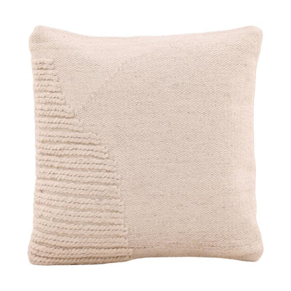 Henry & Mason - Pultz Ivory Handwoven Wool Blend Throw Pillow - DV7611 veiw 1