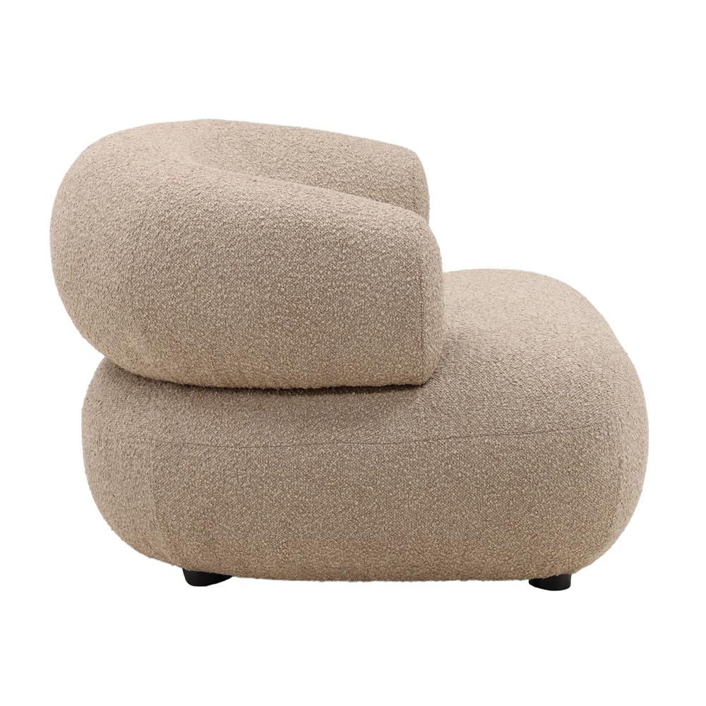 Henry & Mason - Pythia Hardwood Occasional Chair in Camel High Performance Fabric - DV7692 veiw 3