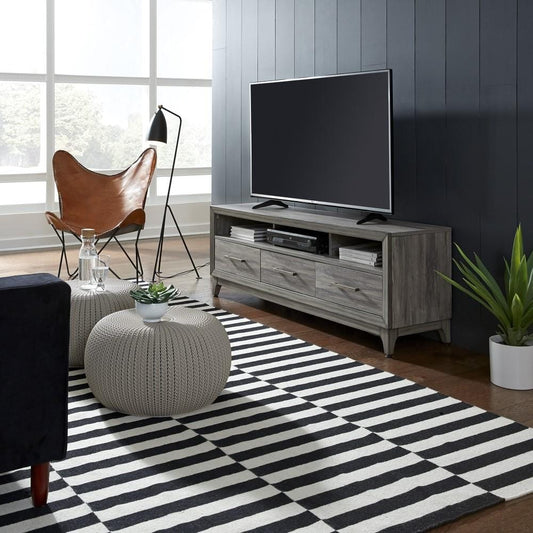 Henry & Mason - Quicksilver 62 Inch TV Console in Driftwood Gray - AFA03072 view 1