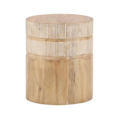 Henry & Mason - Quintari Natural Mango Wood End Table - DV7645 veiw 1