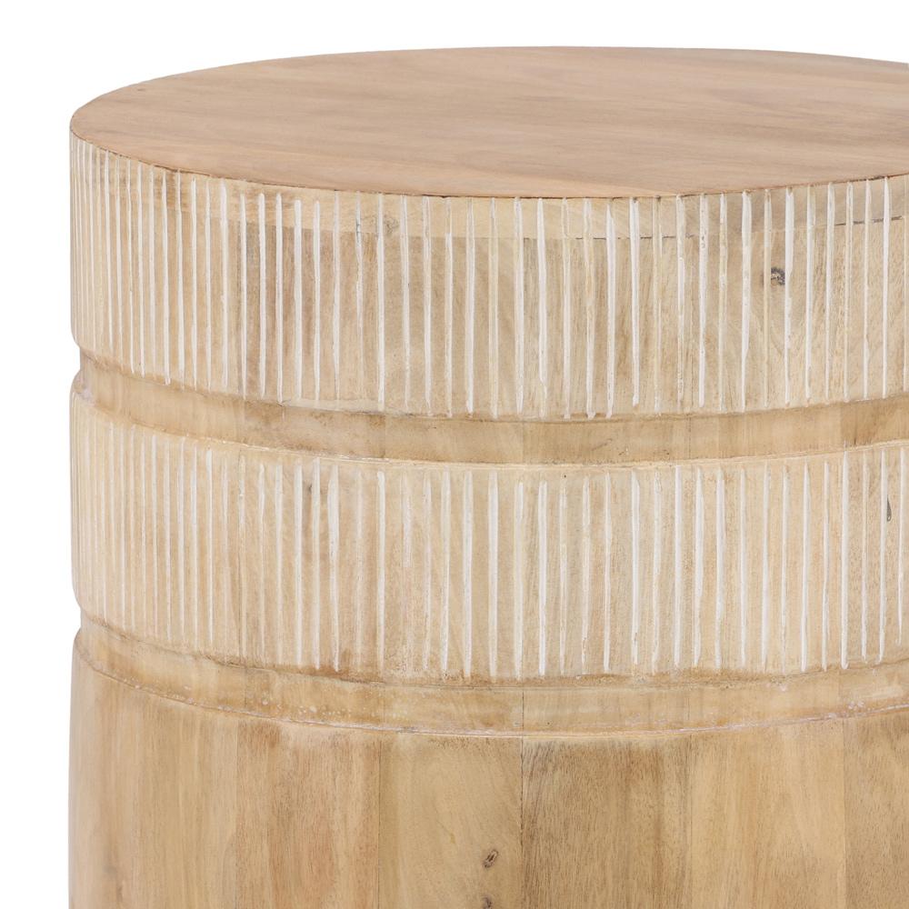 Henry & Mason - Quintari Natural Mango Wood End Table - DV7645 veiw 2