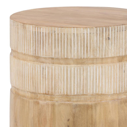 Henry & Mason - Quintari Natural Mango Wood End Table - DV7645 veiw 2