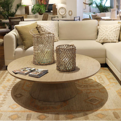 Henry & Mason - Rachel Reclaimed Pine Wood Coffee Table in Light Warm Wash - DV7455 veiw 3