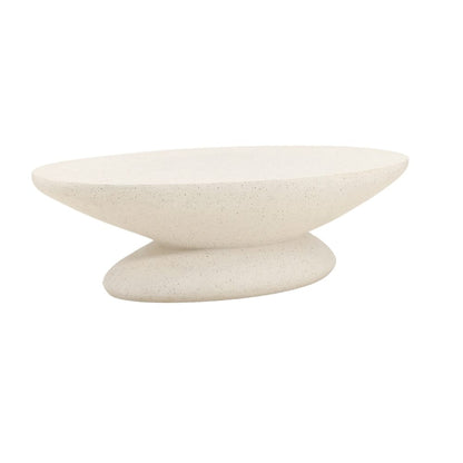 Henry & Mason - Raffia 53in X 27in Ivory Terrazzo Coffee Table - DV7300 veiw 1