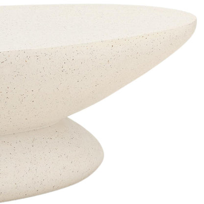 Henry & Mason - Raffia 53in X 27in Ivory Terrazzo Coffee Table - DV7300 veiw 4