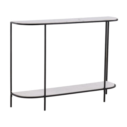 Henry & Mason - Raymond 43in Iron and Banswara Marble Console Table - DV7493 veiw 1