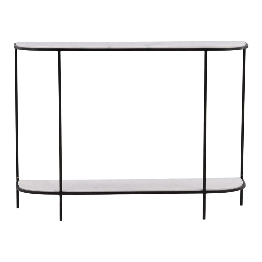 Henry & Mason - Raymond 43in Iron and Banswara Marble Console Table - DV7493 veiw 2