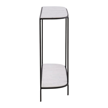 Henry & Mason - Raymond 43in Iron and Banswara Marble Console Table - DV7493 veiw 3