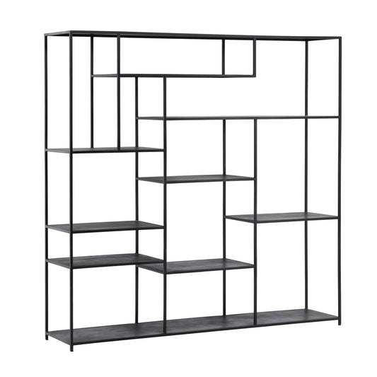 Henry & Mason - Reardon Iron Bookcase in Black - DV7480 veiw 1
