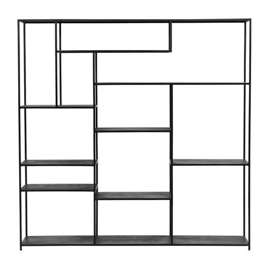 Henry & Mason - Reardon Iron Bookcase in Black - DV7480 veiw 2