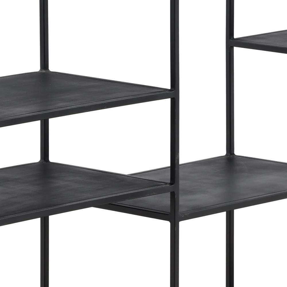 Henry & Mason - Reardon Iron Bookcase in Black - DV7480 veiw 4