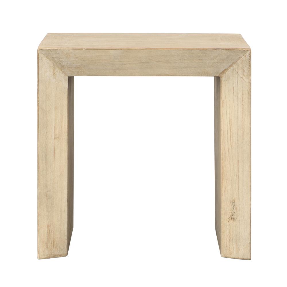 Henry & Mason - Reggie Reclaimed Pine Side Table in Light Warm Wash - DV7450 veiw 2
