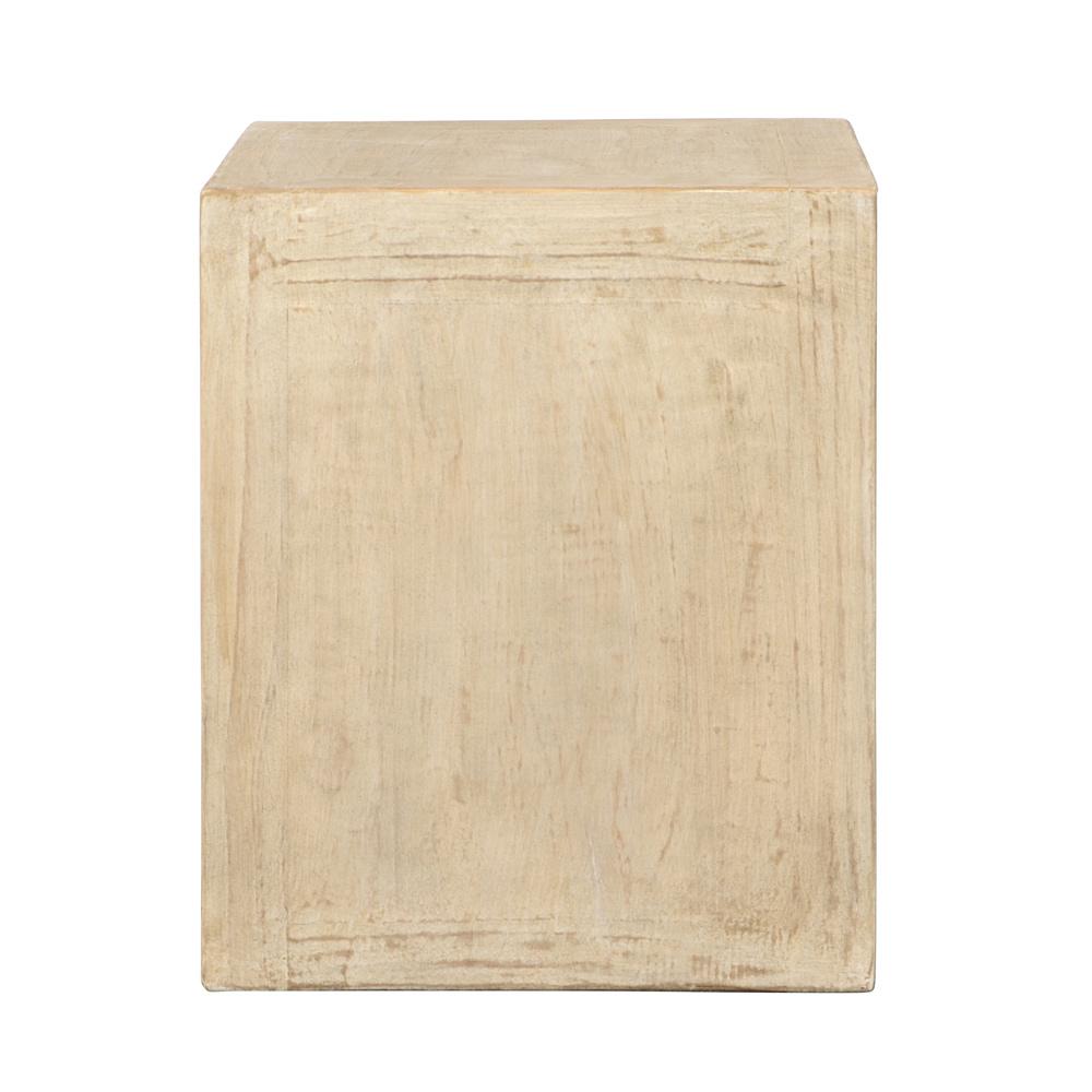 Henry & Mason - Reggie Reclaimed Pine Side Table in Light Warm Wash - DV7450 veiw 3