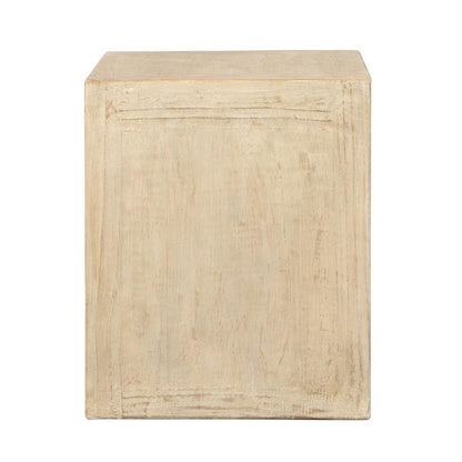 Henry & Mason - Reggie Reclaimed Pine Side Table in Light Warm Wash - DV7450 veiw 3