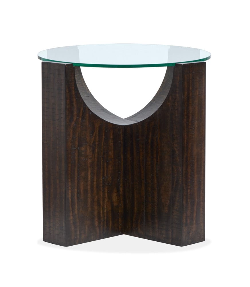 Henry & Mason  -  Renford Rustic Tavern Round Accent Table  - AFA00779 view 3